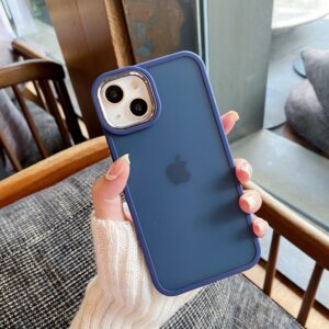 For Iphone 14 Plus Frosted Navy