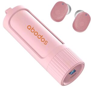 Abodos TW19  Pink Wireless Earbuds