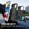For Iphone 14  BeeTUFF Black Triangle - Image 6