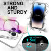 For Iphone 14 Pro BeeTUFF Studio Pink/Green - Image 3