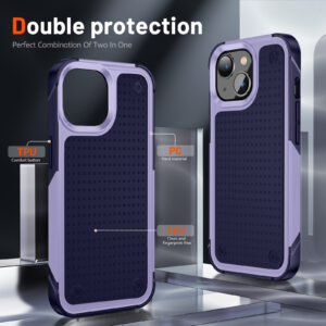 For Iphone 14 Pro Max Rivet Blue