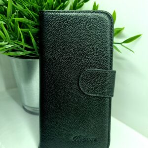 For (A22) Good Leather Wallet Black
