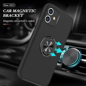 For Iphone 12 BeeTUFF Magnetic Ring Black