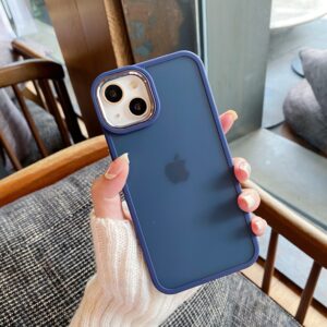 For Iphone 13 Pro Max Frosted Navy