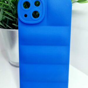 For Iphone 13 Puffer Case Blue