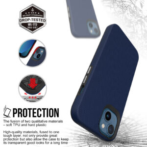 For Iphone 13 BeeTUFF Triangle Navy
