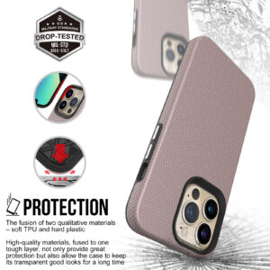 For Iphone 13 Pro MaxBeeTUFF Rose Triangle