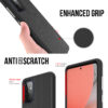 For Samsung A72 BeeTUFF Triangle Black - Image 2