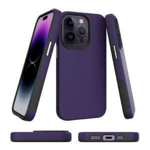 For Iphone 14 Pro BeeTUFF Purple Triangle