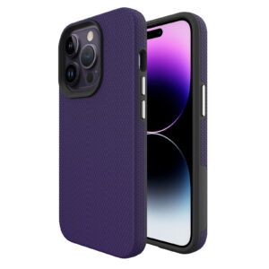 For Iphone 14 Pro BeeTUFF Purple Triangle