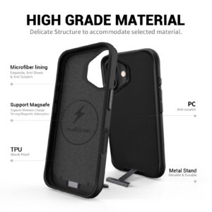 For Iphone 16 Plus BeeTUFF Taurustar Black