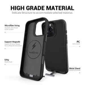 For Iphone 16 Pro BeeTUFF Taurustar Black