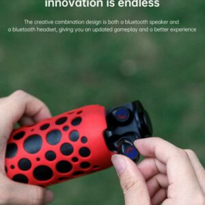 Outdoor Wireless Bluetooth Earbuds & Speaker BLACK