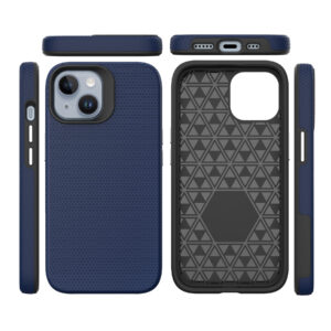 For Iphone 15  Plus BeeTUFF Navy Triangle