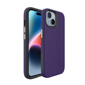 For Iphone 15  Plus BeeTUFF Purple Triangle