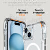 For Iphone 15 BeeTUFF Octagon Magcharge Clear - Image 6