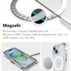 For Iphone 15 BeeTUFF Octagon Magcharge Clear - Image 3