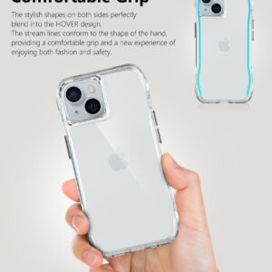 For Iphone 15  BeeTUFF Octagon Clear