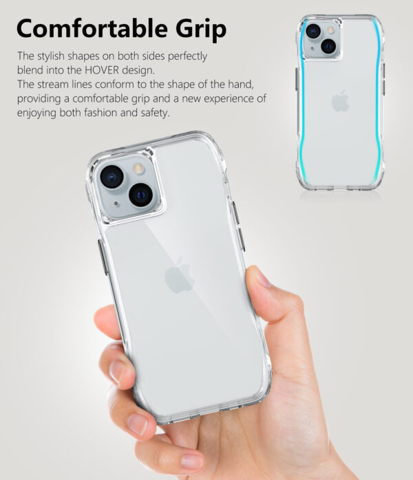 For Iphone 15  BeeTUFF Octagon Clear - Image 3