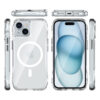 For Iphone 15 BeeTUFF Octagon Magcharge Clear - Image 12