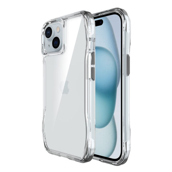 For Iphone 15  BeeTUFF Octagon Clear - Image 11