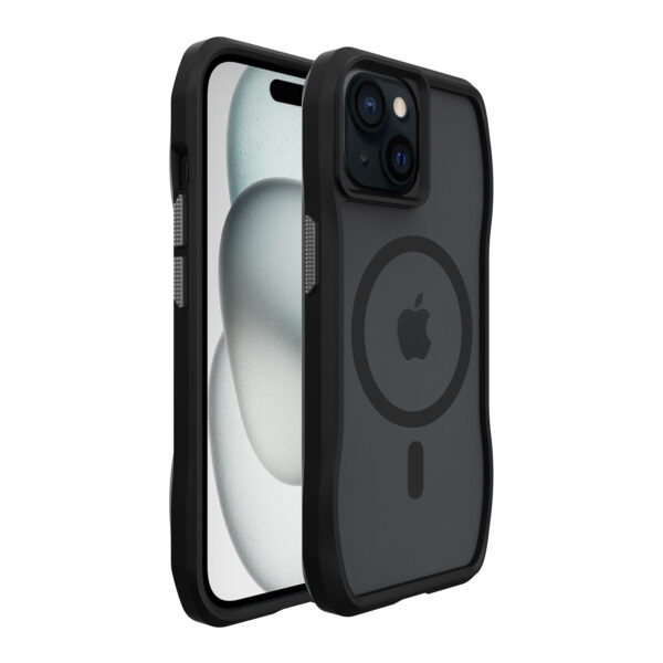 For Iphone 15  BeeTUFF Octagon Magcharge Black - Image 2