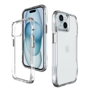 For Iphone 15  BeeTUFF Octagon Clear