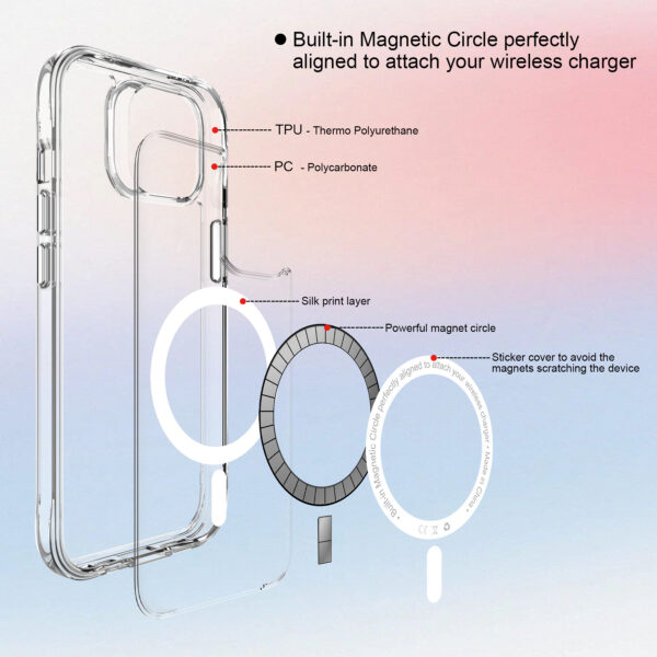 For Iphone 15  Plus BeeTUFF Magcharge Case - Image 6