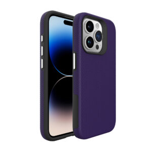 For Iphone 15  Pro BeeTUFF Purple Triangle