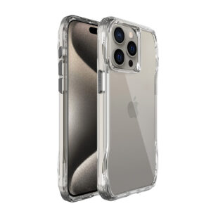 For Iphone 15 Pro Max BeeTUFF Octagon Clear