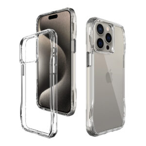 For Iphone 15 Pro Max BeeTUFF Octagon Clear