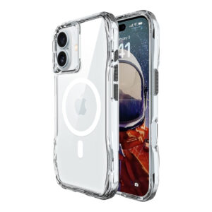 For Iphone 16 BeeTUFF Octagon Magcharge Clear