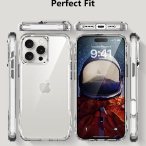 For Iphone 16 Pro BeeTUFF Octagon Clear