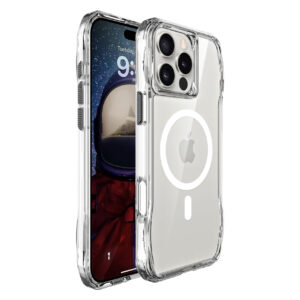 For Iphone 16 Pro Max BeeTUFF Octagon Magcharge Clear