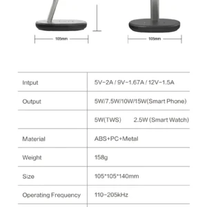 Z27 3 in 1 Wireless Charger Stand