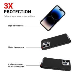 For Iphone 15 Pro Max BT Taurustar Black (Not magsafe compatible)