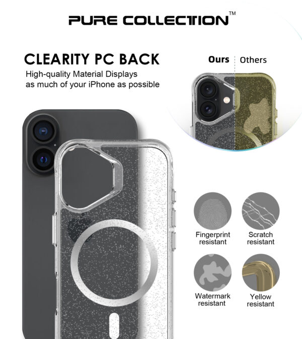 For Iphone 16 Plus BeeTUFF Shimmer Magcharge - Image 2