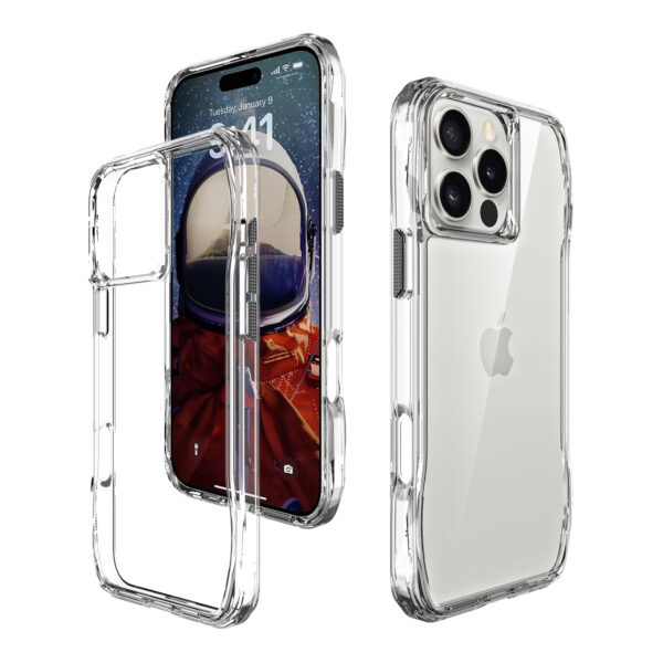 For Iphone 15 Plus BeeTUFF Octagon Clear - Image 10