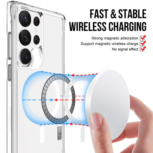 For (S23 Ultra) BT Magnetic Charging Case - Image 7