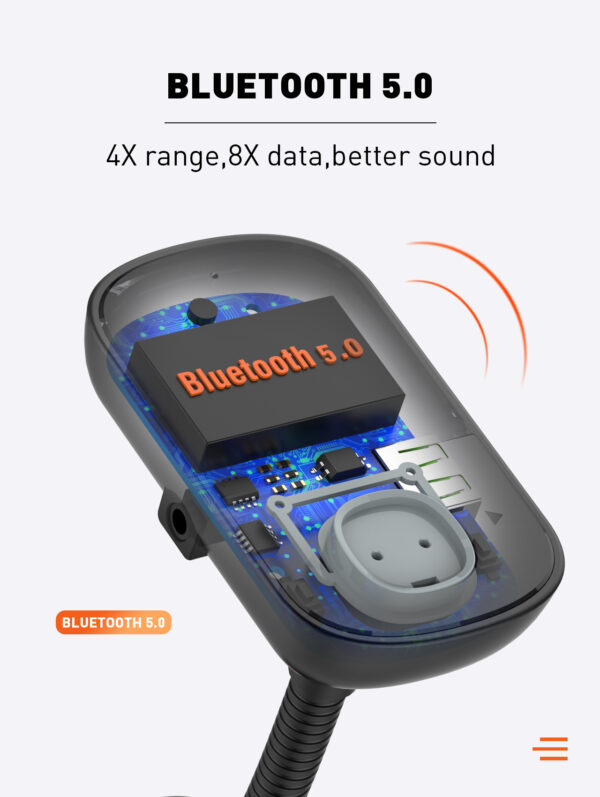 C705Q FM Transmitter +PD +USB +QC4 - Image 14