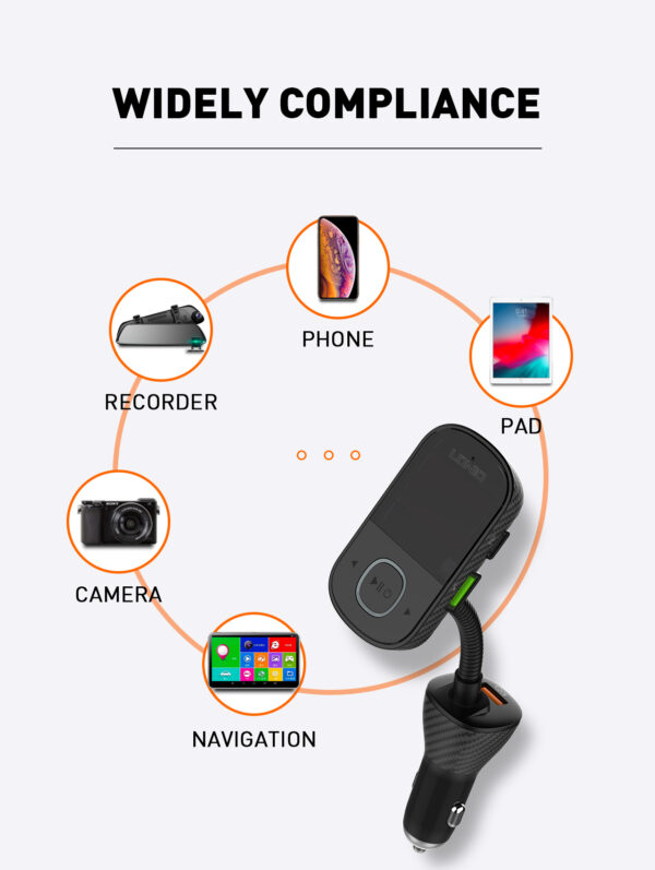 C705Q FM Transmitter +PD +USB +QC4 - Image 9