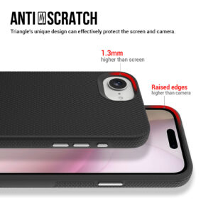 For Iphone 16e BeeTUFF Triangle Black