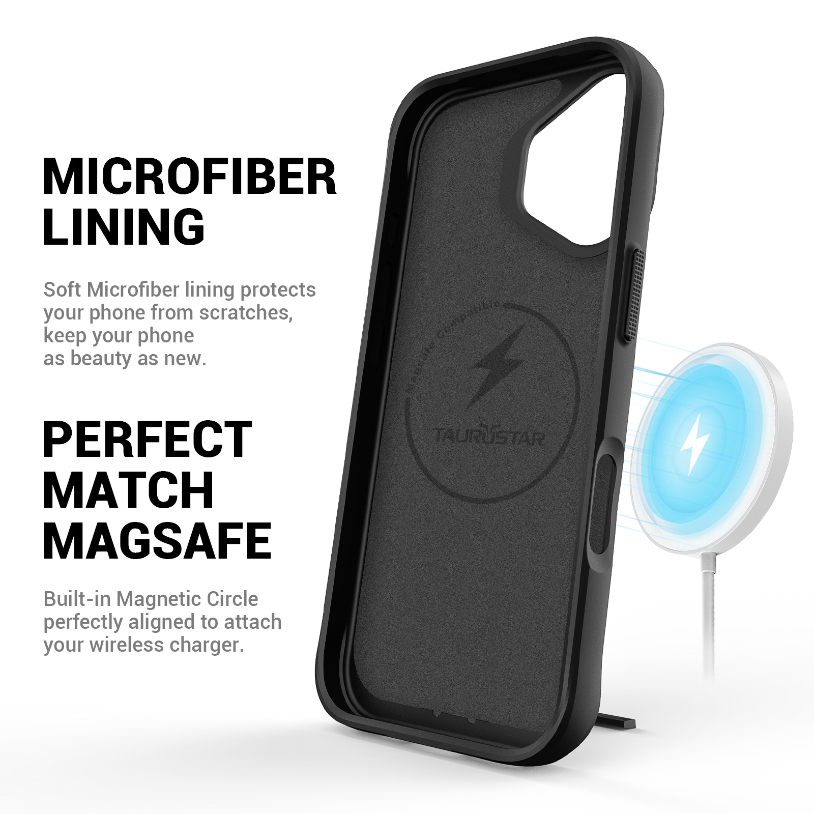 For (17) BeeTUFF Taurustar Black (Magcharge) - Image 4