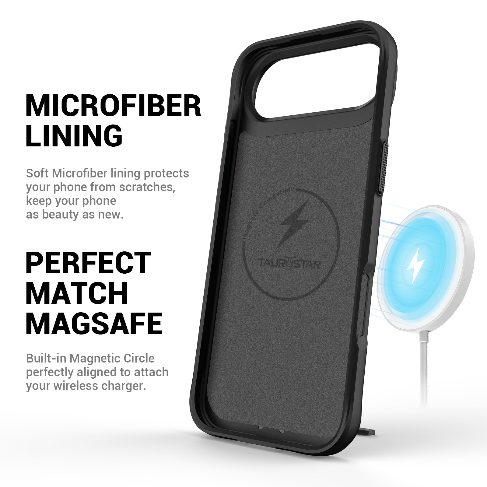 For (17 Air) BeeTUFF Taurustar Black (Magcharge) - Image 2