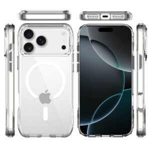 For (17 Pro) BeeTUFF Octagon Magcharge Clear