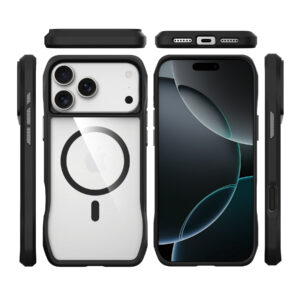 For (17 Pro) BeeTUFF Octagon Magcharge Black