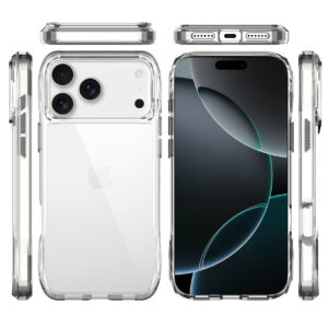 For (17 Pro Max) BeeTUFF Octagon Clear