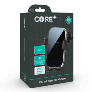 Core 15W Wireless Car Charger UK