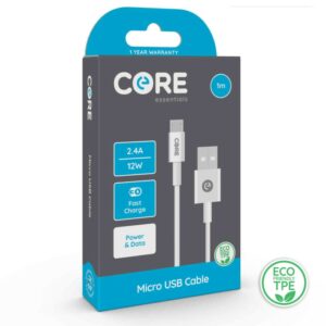Core 1M Cable for Micro USB UK