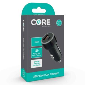 Core 35W PD/USB Car Charger UK